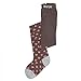 Mini A Ture Baby Ellia Tights with Hearts - Sparrow Brown, 1 year
