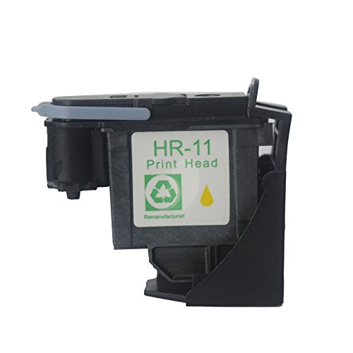 caidi 4 x HP11 wiederaufbereitete Print Head für HP 11 C4810 A C4811 A C4812 A C4813 A Druckkopf für Verwendung mit HP Business Inkjet 2200, 2250, 2280, 2600, 2800 HP Designjet 110 NR, DesignJet 10PS, 20PS, 50PS, 500 800 Drucker - 4