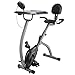Produktbild Finether F-Bike Heimtrainer Fahrradtrainer Hometrainer Fitnessbike Cardio-Bike X Bike Standfahrrad Trimmrad Trainingsrad mit Tablethalterung LCD Display Pulsmessung Speedbike, höhenverstellbar klappbar