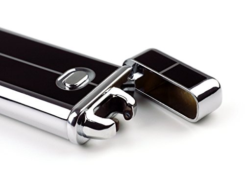 eFuego Elektronisches Sturmfestes Plasma Lichtbogen Feuerzeug mit USB Ladekabel für Zigaretten Kerzen und mehr - 2