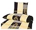 Produktbild 4-teilig / 2 x 2teilig SCHWARZ CREME ORNAMENTE 4-Jahreszeiten MicrofaserBettwäsche 135x200 OVP SPARSET 4tlg./4teilig/2x2tlg.