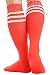 Produktbild adam & eesa Herren Gestreift Kniehohe Sportlich Fußball Sportsocken 6 Farben in EU Größe 40-45