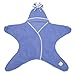 Tuppence and Crumble Star Baby Wrap Cornflower Medium