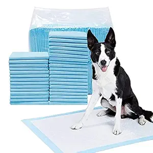 Woofy Dog Training Pads/Training Pee and Potty Pads with Quick Drying Surface and Absorbent Core/Suitable for Small/Large Breed Puppies Size: XL, L-90 cm X H- 60 cm (20 Pcs)