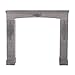 Price comparison product image DESIGN DELIGHTS DECORATION FIRE SURROUND BERNINA | antique grey, 44.5x39.5, MDF, Paulownia | country style fire surround