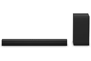 LG S40T Soundbar TV 300W su 2.1 Canali con Subwoofer Wireless, Dolby Digital, DTS, AI Sound Pro, HDMI ARC, Bluetooth, Ingresso Ottico, USB