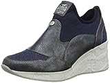  MUSTANG Damen 1319-401-983 Slip On Sneaker Blau (Navy/Glitzer 983) 37 EU