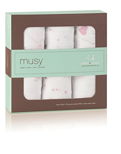 Aden + Anais 3 er Pack Musselin Tücher lovely - 2