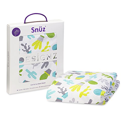 Snuz Cot/Cot Bed Fitted Sheet - Rootin' Tootin' Cowboy Print
