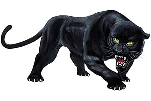 ‎MORECHIOCE Auto Karosserie Dekoration Aufkleber,MoreChioce 3D Leopard Auto Aufkleber PVC Aufkleber Dekoration Film Aufkleber Anti-Kratzer Auto Styling Dekoration Aufkleber Auto Racing Aufkleber,Schwarz Rechts