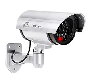 Birud Wireless Security CCTV False Outdoor Fake Dummy Piece IR Camera for Outdoor/Indoor, Home/Office/Shop and More (Multicolor)