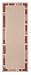 Produktbild andiamo 1100425 Web/Bordürenteppich Louisville Flachgewebe, 67 x 180 cm, beige/Terra