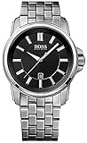 Hugo Boss Herren Analog Quarz Uhr mit Edelstahl Armband 1513043