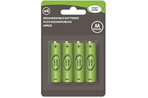  Piles AA 600 mAh rechargeables incluses.