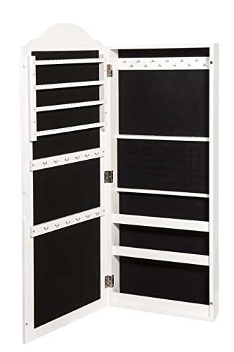 Schmuckschrank mit Spiegel weiss Spiegelschrank *200 - 2