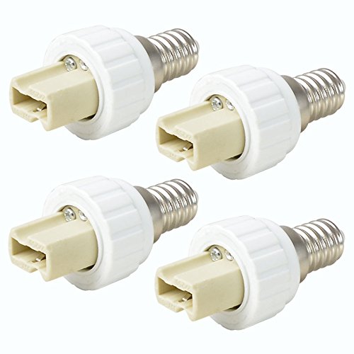 MENGS® 4pz E14 a G9 Base LED Lámpara Convertidor Adaptador PBT Material