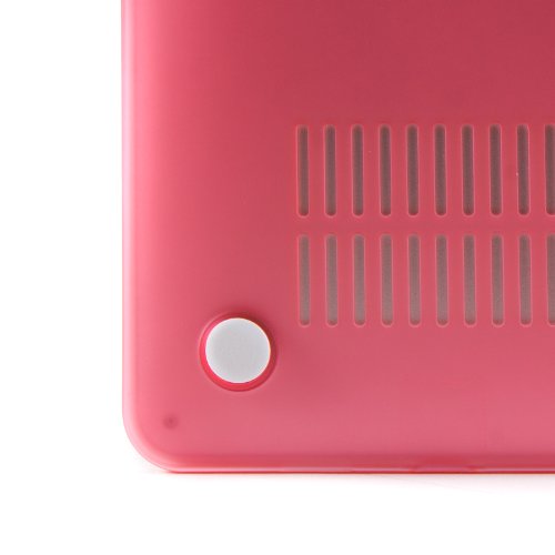 GMYLE 4 im 1 – GMYLE Ultra Slim Matte Gummierte Plastik Harte Hülle Case for Macbook Air 11 Zoll & Tasche & Clear Display Schutz & Silikon Tastatur Abdeckung – Rosa - 4