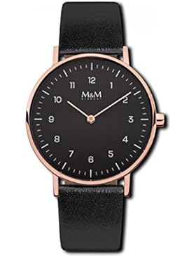 M&M Damenuhr Leder M11892-496 Basic