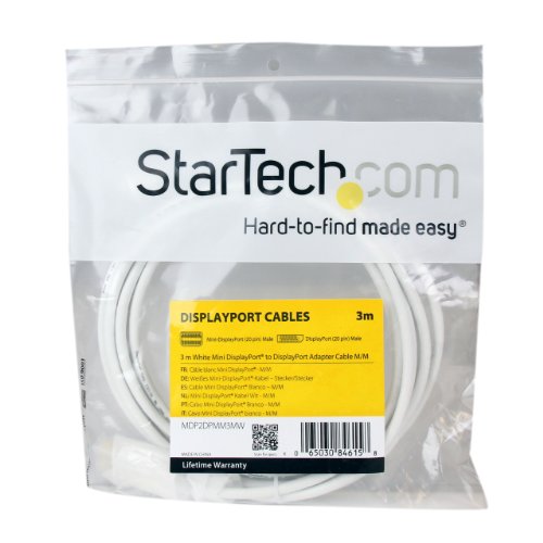 StarTech.Com MDP2DPMM3MW mini DisplayPort auf DisplayPort Kabel (3m) - 4