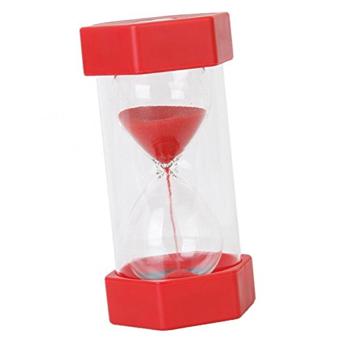 Sicherheits Mode Sanduhr 1 Minute Sanduhr -rot