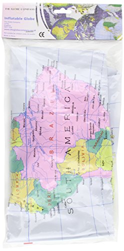 Preisvergleich Produktbild 27" Light Blue Political Inflatable Globe