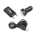 Produktbild DURAGADGET dreiteiliges Stromversorgungs-Kit (Kfz Ladegerät mit USB, Micro-USB-Standard Sync-/ und Ladekabel (USB zu Micro-USB) und USB-Ladegerät Steckdose für inkBOOK 8, 8 Zoll E-Book-Reader