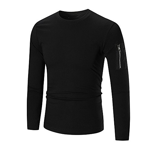 Preisvergleich Produktbild VENMO Männer Premium Kapuzenpullover ,Hoodie Männer Langarmshirt Kapuzenpulli Tops Jacken Mantel Outwear Herren Sweatshirt Hoodie Sweatjacke Kapuzenpullover (M, Black)