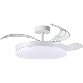 BEL AIR HOME Ceiling Fan Ares | Silent DC Motor, 36W LED Light, 3 Colour Temperatures, Retractable Blades, Remote Control, Wi