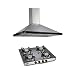 GLEN GL 6054 TS Touch Screen Kitchen Chimney + Cooktop GL 1043 GT Glass Gas Stove Combo Offer RS.18999.00