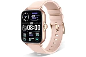 Tisoutec Smartwatch Damen Herren,Fitnessuhr Tracker mit Telefonfunktion 1,69" Touchscreen,Uhren Fitness Tracker IP67 Wasserdicht/Blutsauerstoff/Pulsmesser/Sportuhr Aktivitätstracker für Android/iOS