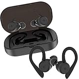 【Encendido automático y emparejamiento】 Estos auriculares inalámbricos se pueden encender y emparejar automáticamente después de presionar el botón en el estuche de carga y sacarlos de él. Mientras tanto, también se pueden apagar y cargar automáticamente después de volver a colocarlos en el estuche de carga. ¡Qué simple y conveniente es eso!