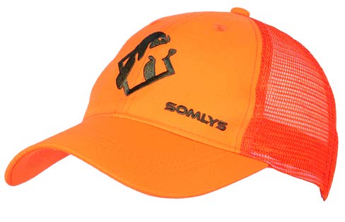 Somlys Casquette de Chasse Orange Maille 920