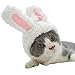 Produktbild FLAdorepet Hasenohren für Katzen kleine Hunde Party Kostüm Outfits Hund Hut Stirnband Nackenwärmer