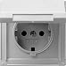 Produktbild Gira SCHUKO Steckdose 272465 Aluminium IP44 TX_44 Steckdose 4010337000488