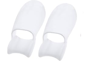 YOLONCE 2 de Separador Dedos Pie de silicona,Ayuda a corregir la disposición inadecuada de los dedos de los pies,Reducir la fricción entre los dedos de los pies