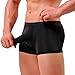 Produktbild Boxer Briefs Herren Ronamick Elefant Ausbuchtung Unterhose Männer Unterwäsche Nachtwäsche Boxershorts Underpant Dessous (L, Schwarz)