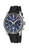 Festina Tour of Britain 2015' Herren-Quarz-Armbanduhr mit blauem Zifferblatt, Chronographen-Anzeige und schwarzem Kautschukarmband - F16874/G