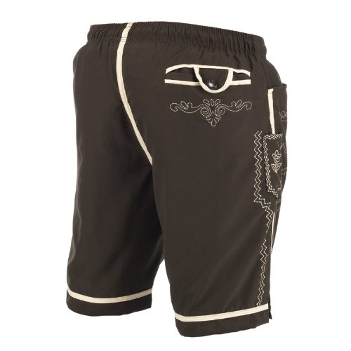 ALPIN de luxe Herren Lederhosen Badehose - 3