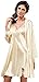 Irall Linda Luxury Nightdress in Cream - Xlarge