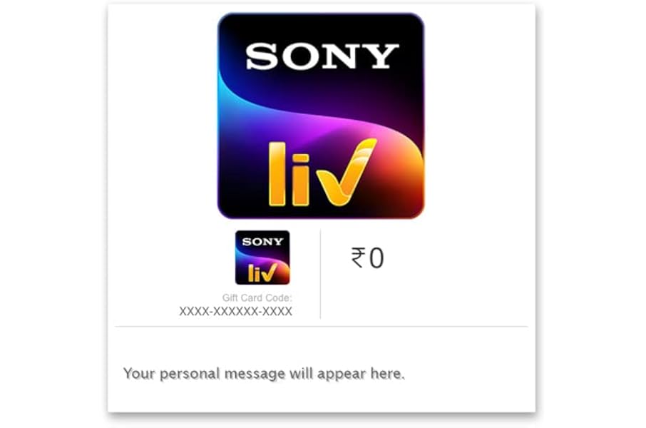 Flat 20% off at checkout||SonyLIV E-Gift Card