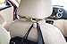 AikeSweet 2Pcs Universal Car Seat Headrest Shopping Bag Coat Hanger Hook Save SpaceCar Hooks (Beige)