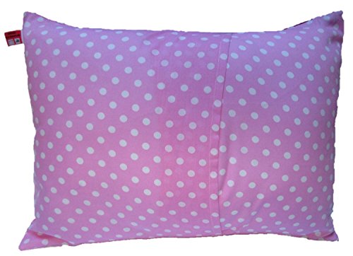 Kissenhülle 30 X 40 cm „Eulen Rosa Punkte Flanell“ Kissenbezug für Kissen 100 % Baumwolle BW Kinderzierkissen Mädchen Jungen von TryPinky Handmade Owl Weich - 2