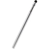 Microcase Universal Telefon Tablet iPad Teleskopik Uzayabilir Akıllı Tahta Sunum Kalemi 37 cm - AL3459 G&uuml;m&uuml;ş