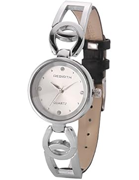 AMPM24 Damen Armbanduhr Analog Quarzuhr Leder Band WAA964