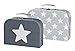 Produktbild Kids Concept- Kinder Kofferset STAR 2er-Set - Sternenprint , Grau