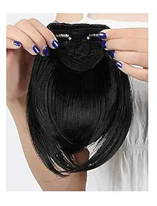 Alizz natural black fringe wig front hair extension flick hair natural looks black hair
