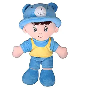 Besties Super Soft Cute Looking Smiling Addie Boy Soft Toy / Stuffed Soft Plush Toy 35 cm Assorted Colors - Helps to Learn Role Play - 100% Safe for Kids (35 cm, Addie Boy) .