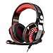 Produktbild LouiseEvel215 G2000 Lightweight Gaming Headset LED Stirnband Luminous Gamer Kopfhörer für PC Computer mit Mikrofon