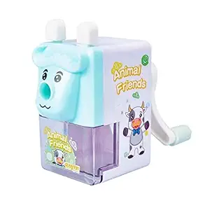 Taniry Animal Shaped Pencil Sharpener for Toddlers, Table Sharpener Machine School Stationary Gift for Kids