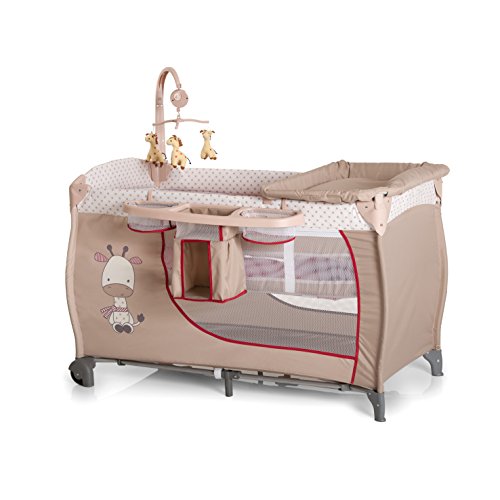Price comparison product image Hauck Baby Center Travel Cot - Giraffe